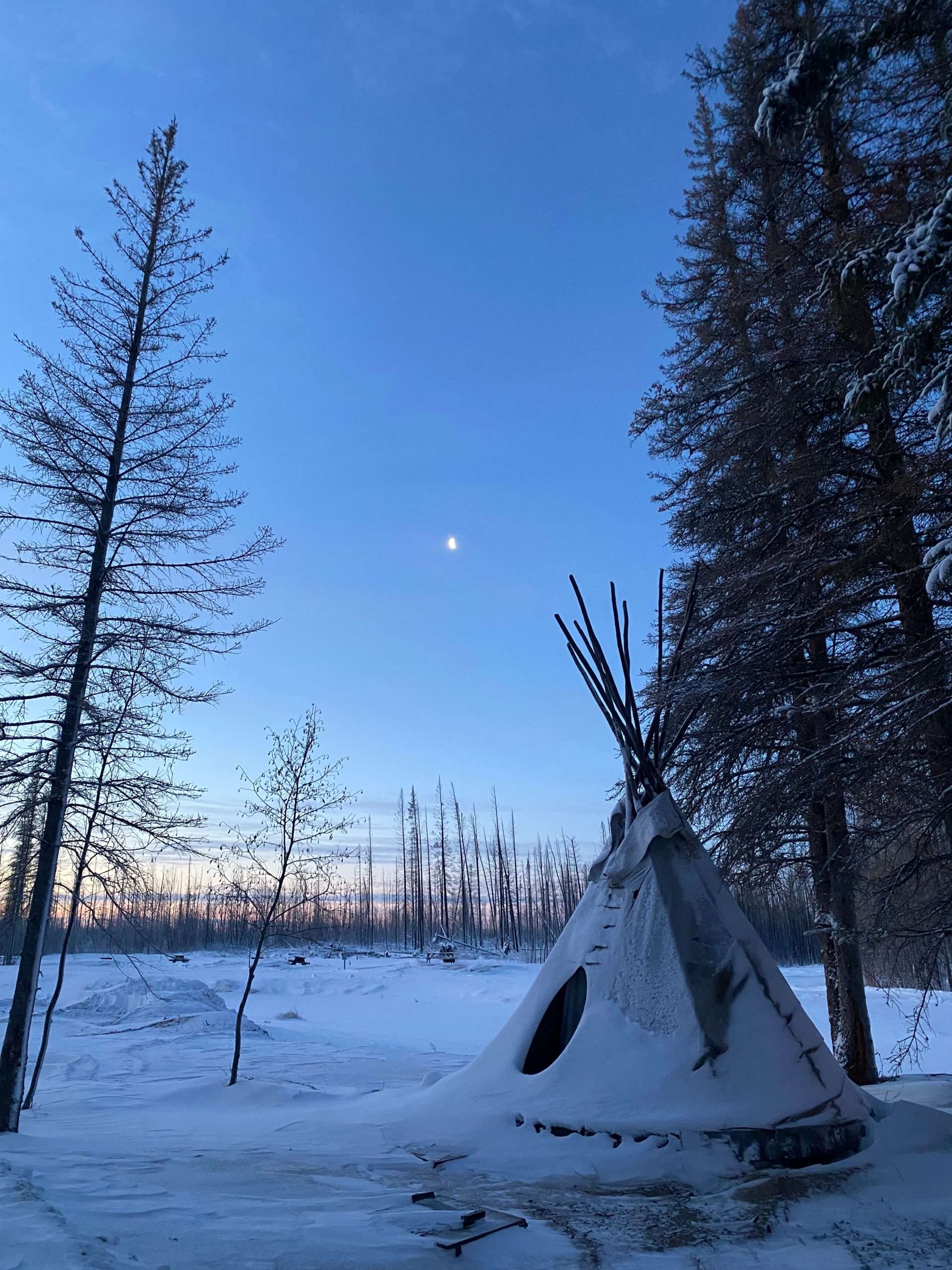 About Castaways Tipi moon image